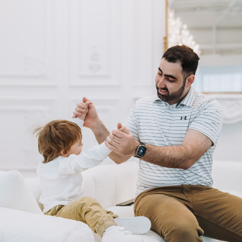 dad-and-son-playing-in-studio-shootings