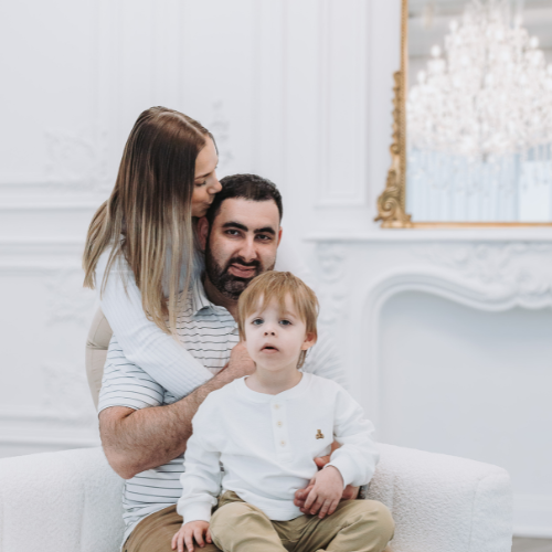 parents-and-son-in-studio-family-photoshoot